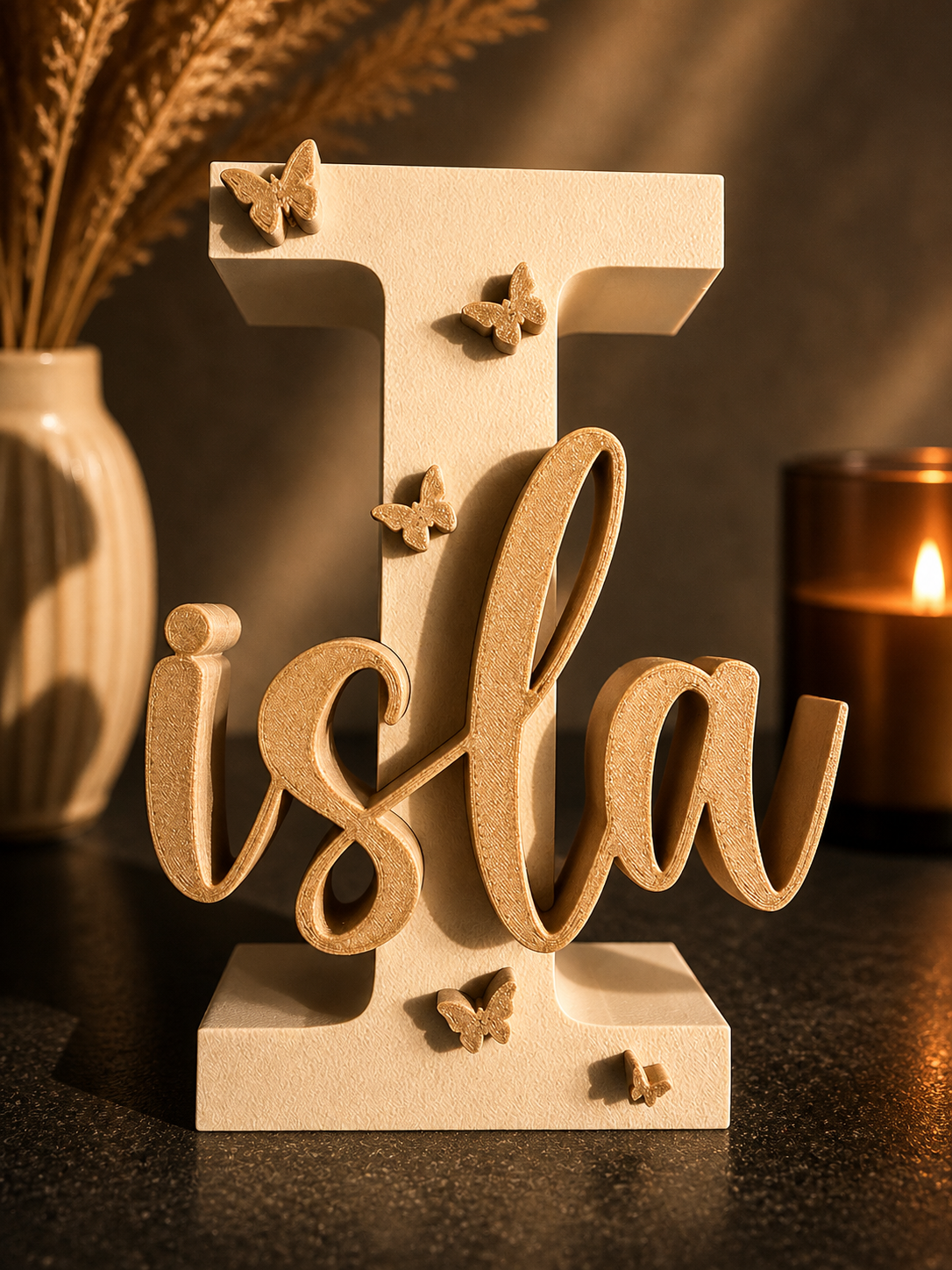 Gepersonaliseerde 3D Letter met Naam Studio Selvaggio