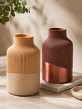 Ribbelvaas Japandi – Moderne Designvaas Studio Selvaggio