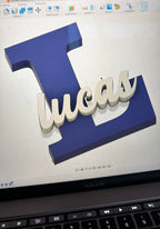 Gepersonaliseerde 3D Letter met Naam Studio Selvaggio