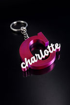Gepersonaliseerde Sleutelhanger met Letter & Naam Studio Selvaggio
