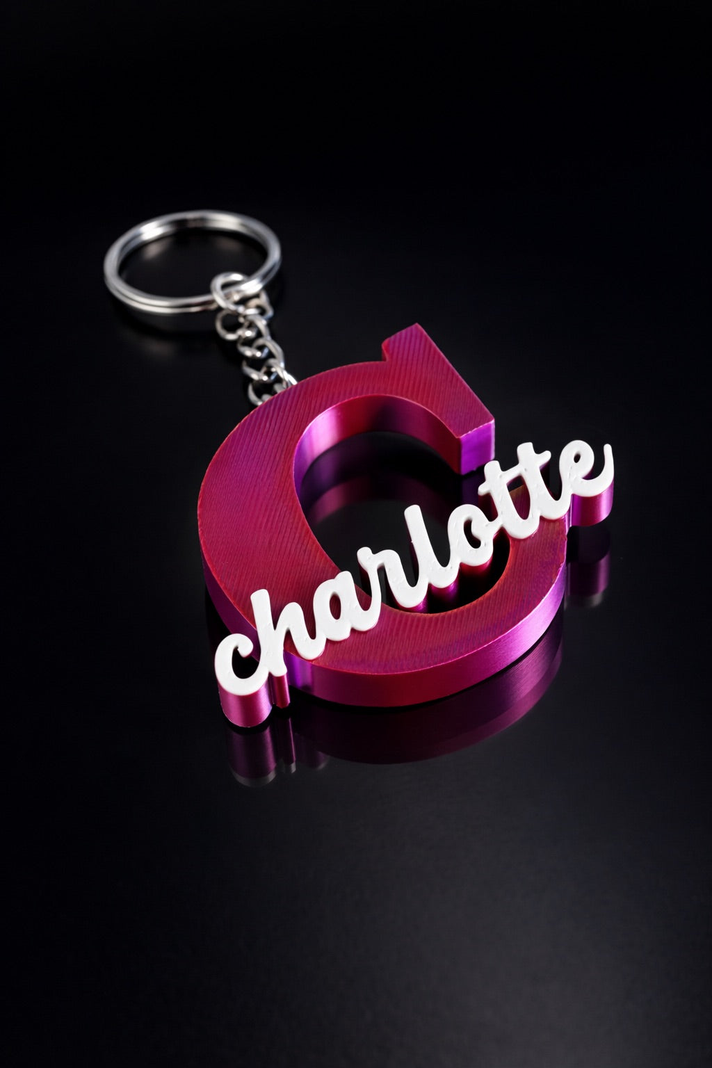 Gepersonaliseerde Sleutelhanger met Letter & Naam Studio Selvaggio