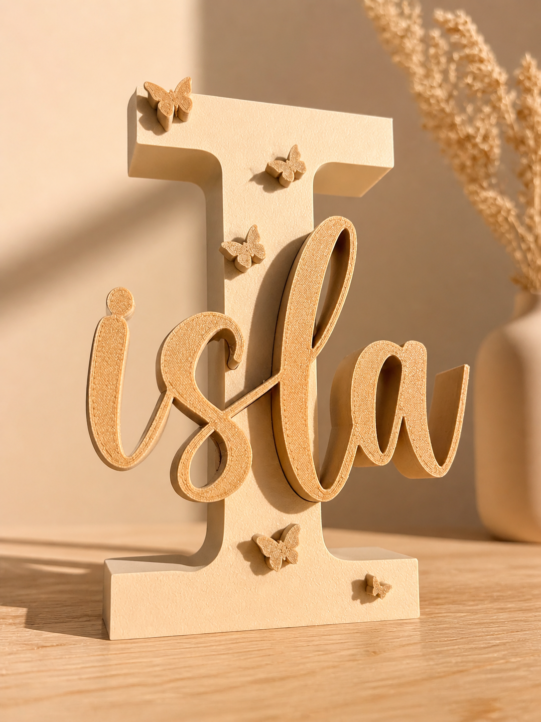 Gepersonaliseerde 3D Letter met Naam Studio Selvaggio