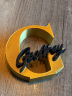 Gepersonaliseerde 3D Letter met Naam Studio Selvaggio