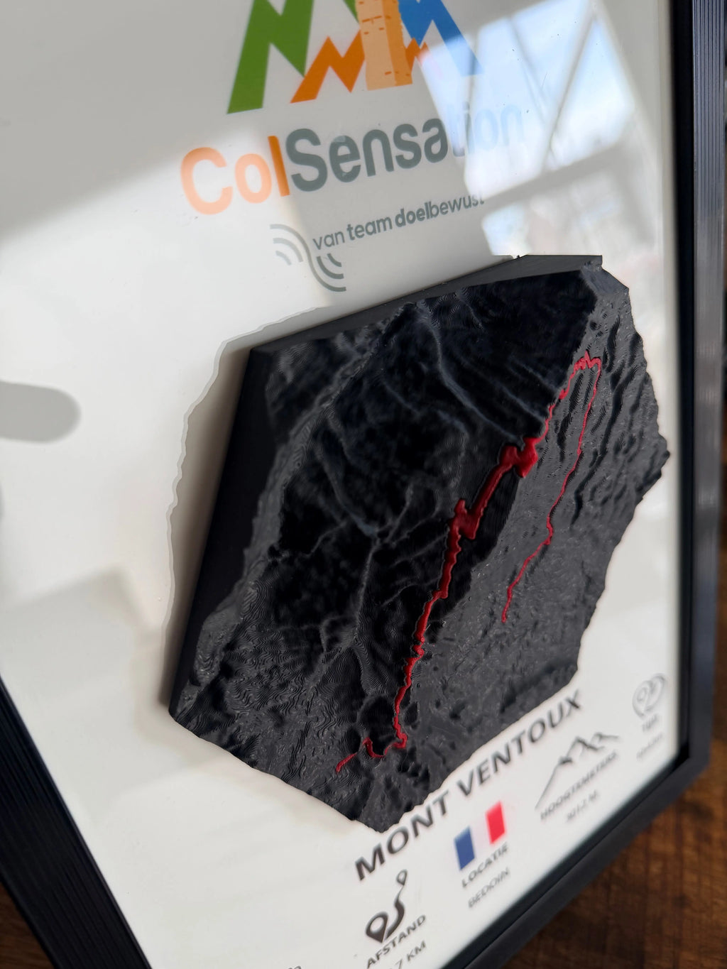 Col Sensation – Mont Ventoux 3D route - met fotolijst Studio Selvaggio