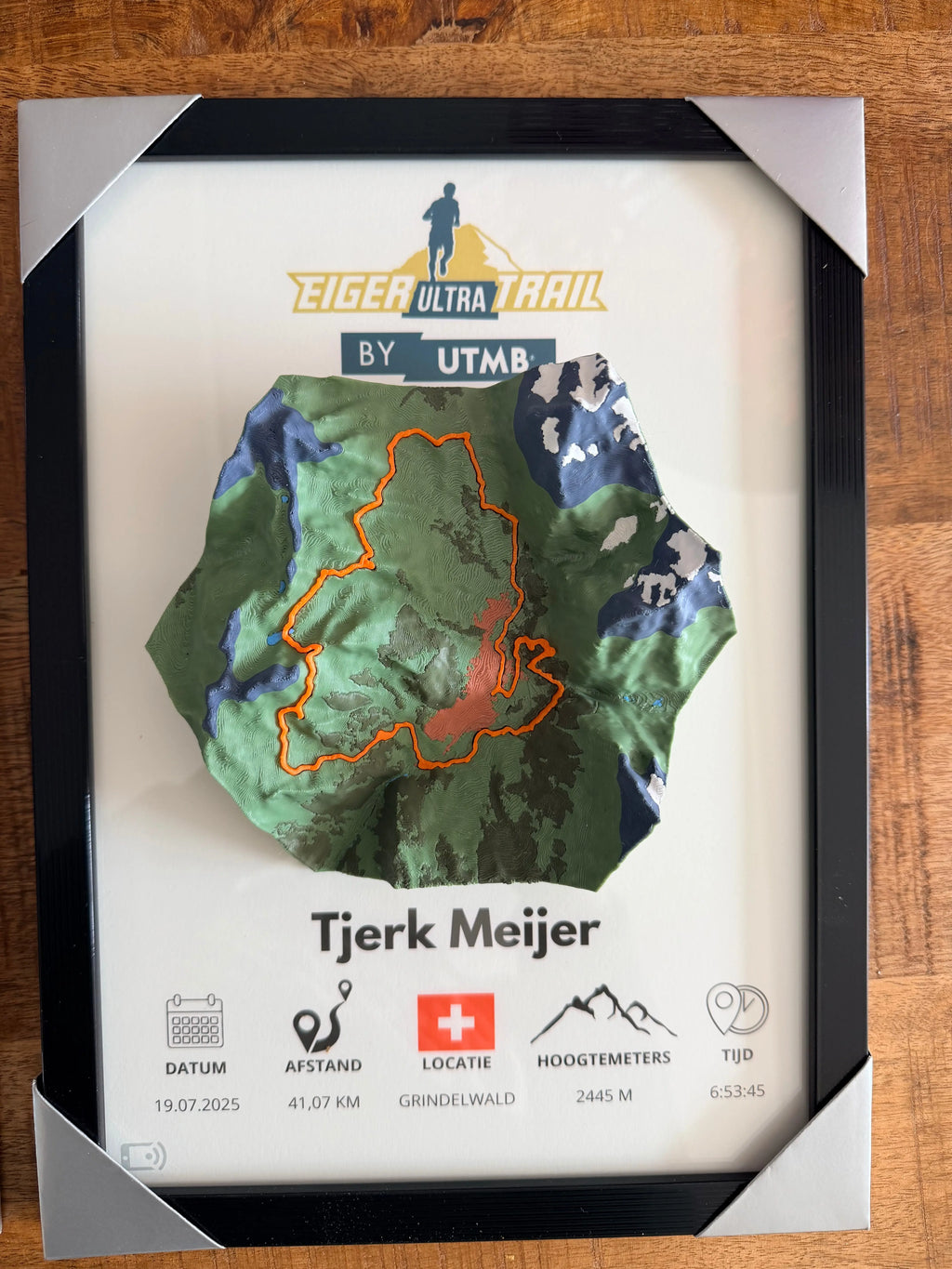 Eiger Ultra Trail - met fotolijst Studio Selvaggio