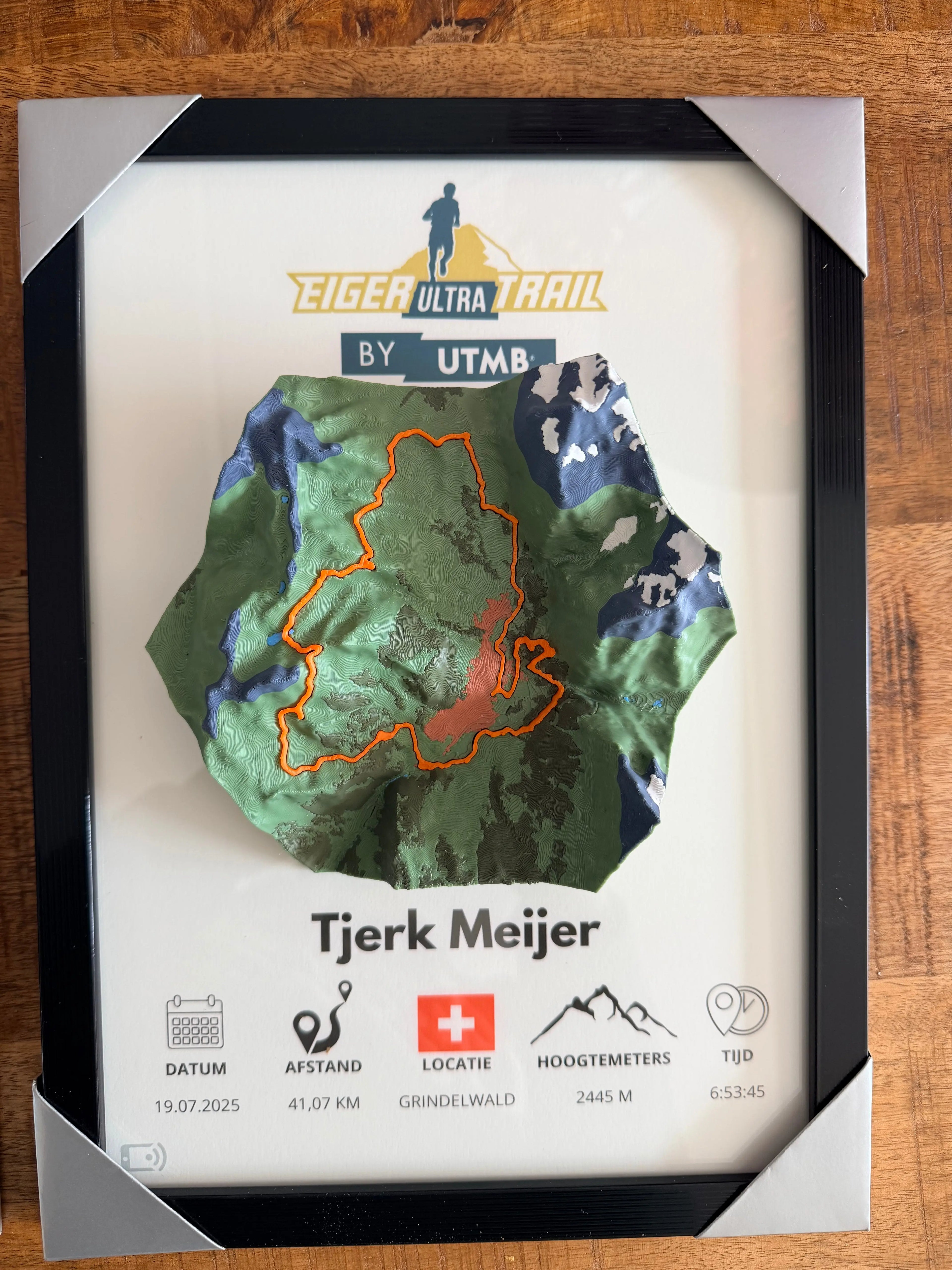 Eiger Ultra Trail - met fotolijst Studio Selvaggio