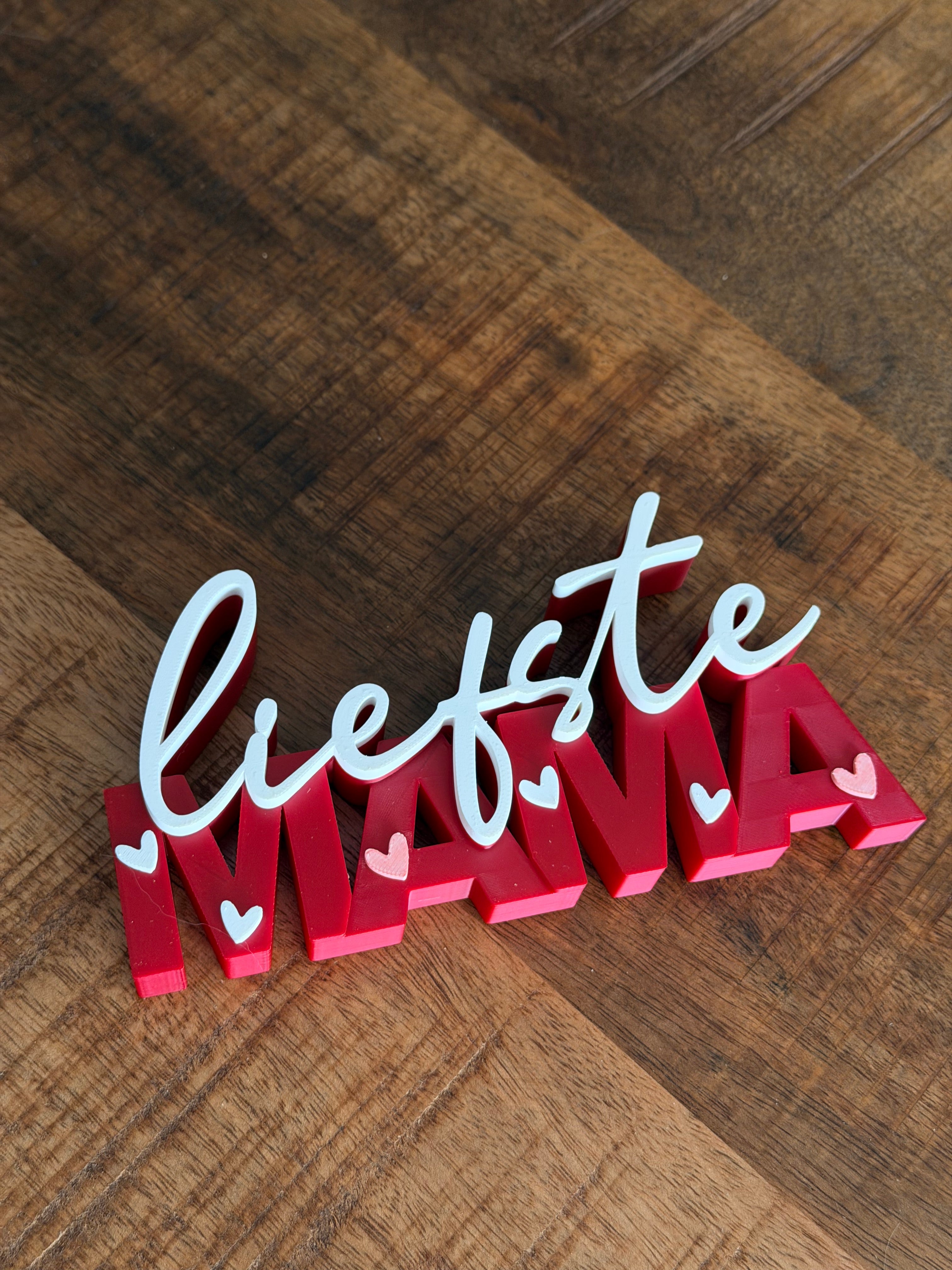 Liefste mama – 3d decoratie Studio Selvaggio