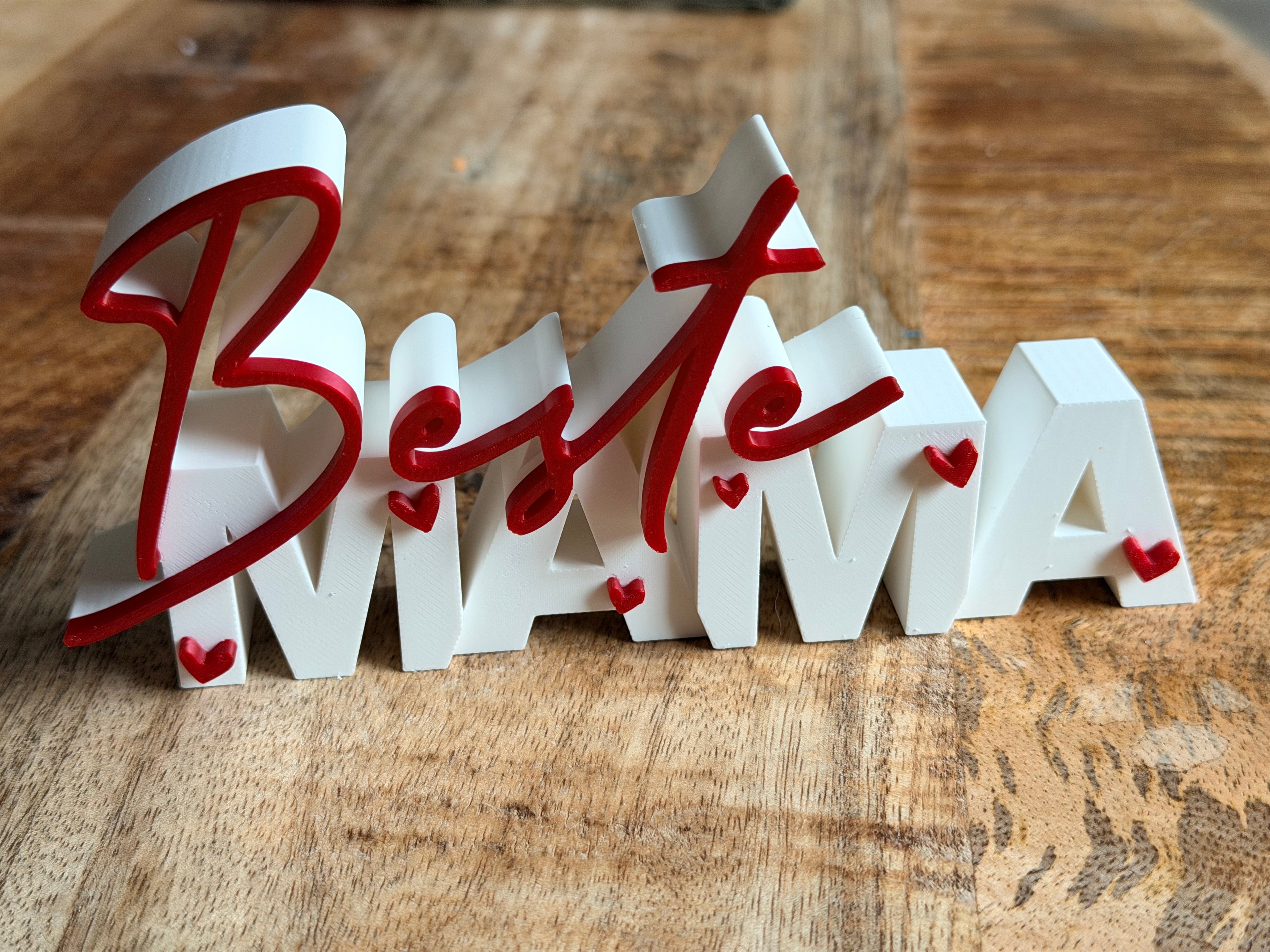 Beste mama – 3d decoratie Studio Selvaggio
