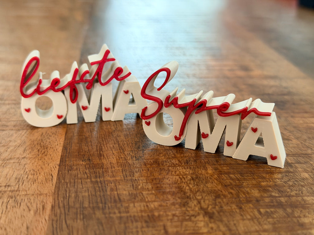Liefste Oma – 3d decoratie Studio Selvaggio