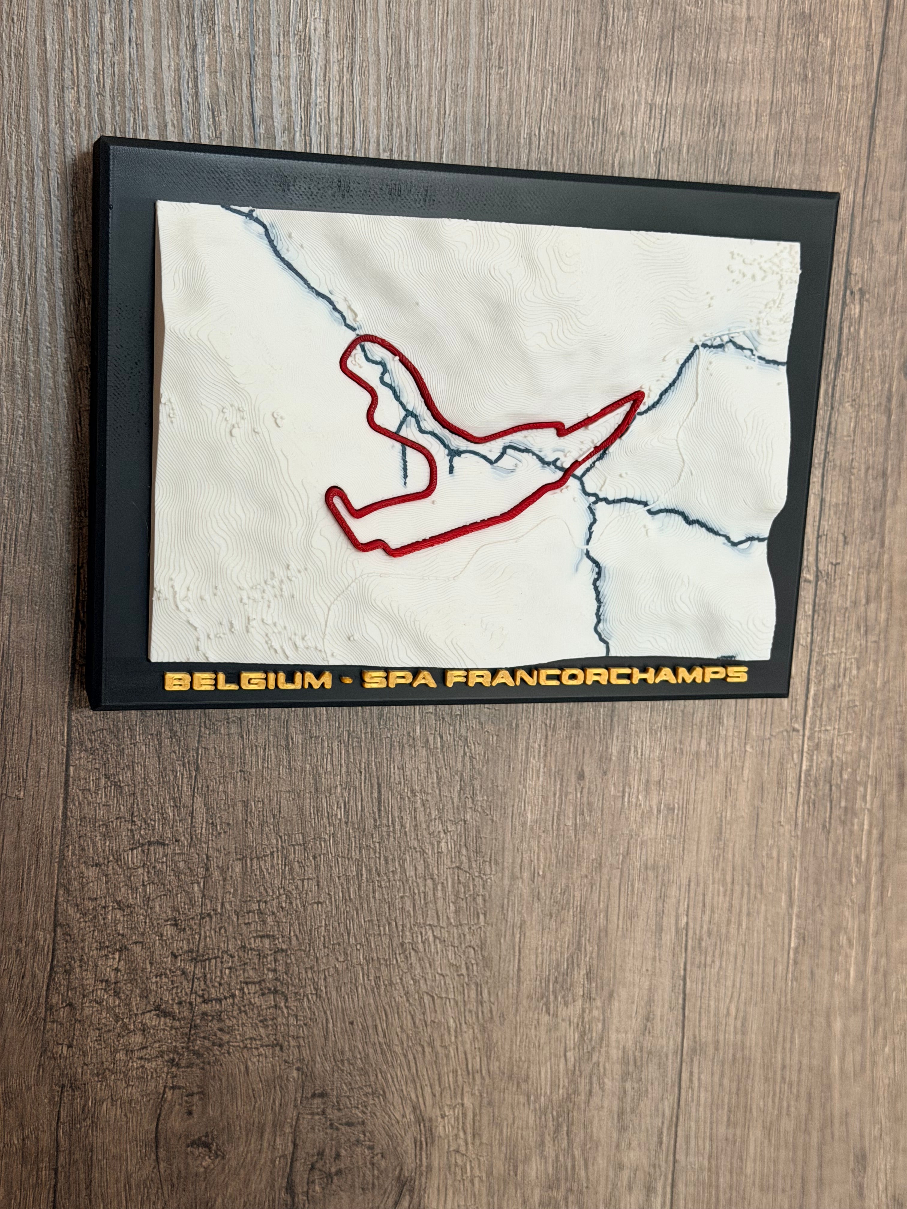 Belgium – Spa Francorchamps | 3D Circuit Map Studio Selvaggio