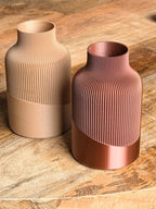 Ribbelvaas Japandi – Moderne Designvaas Studio Selvaggio