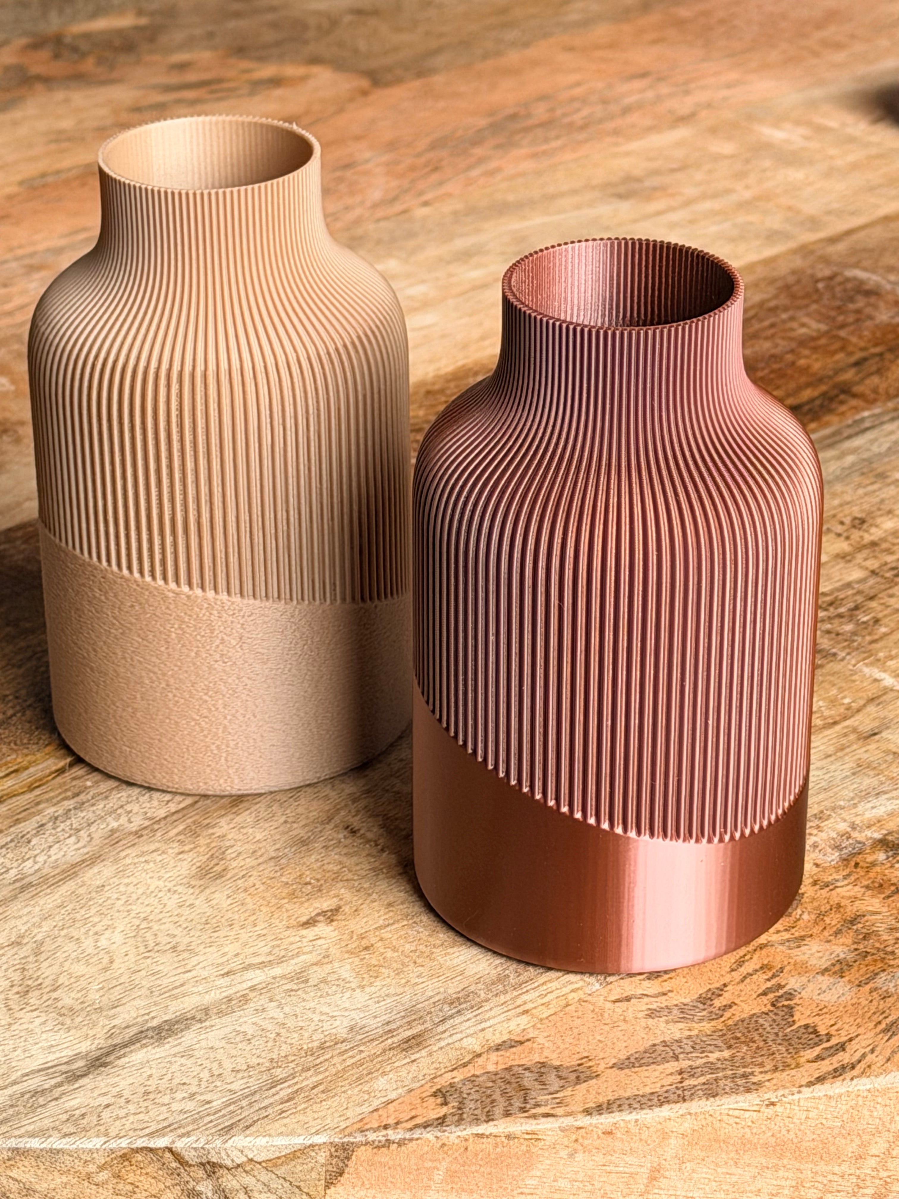 Ribbelvaas Japandi – Moderne Designvaas Studio Selvaggio