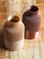 Ribbelvaas Japandi – Moderne Designvaas Studio Selvaggio