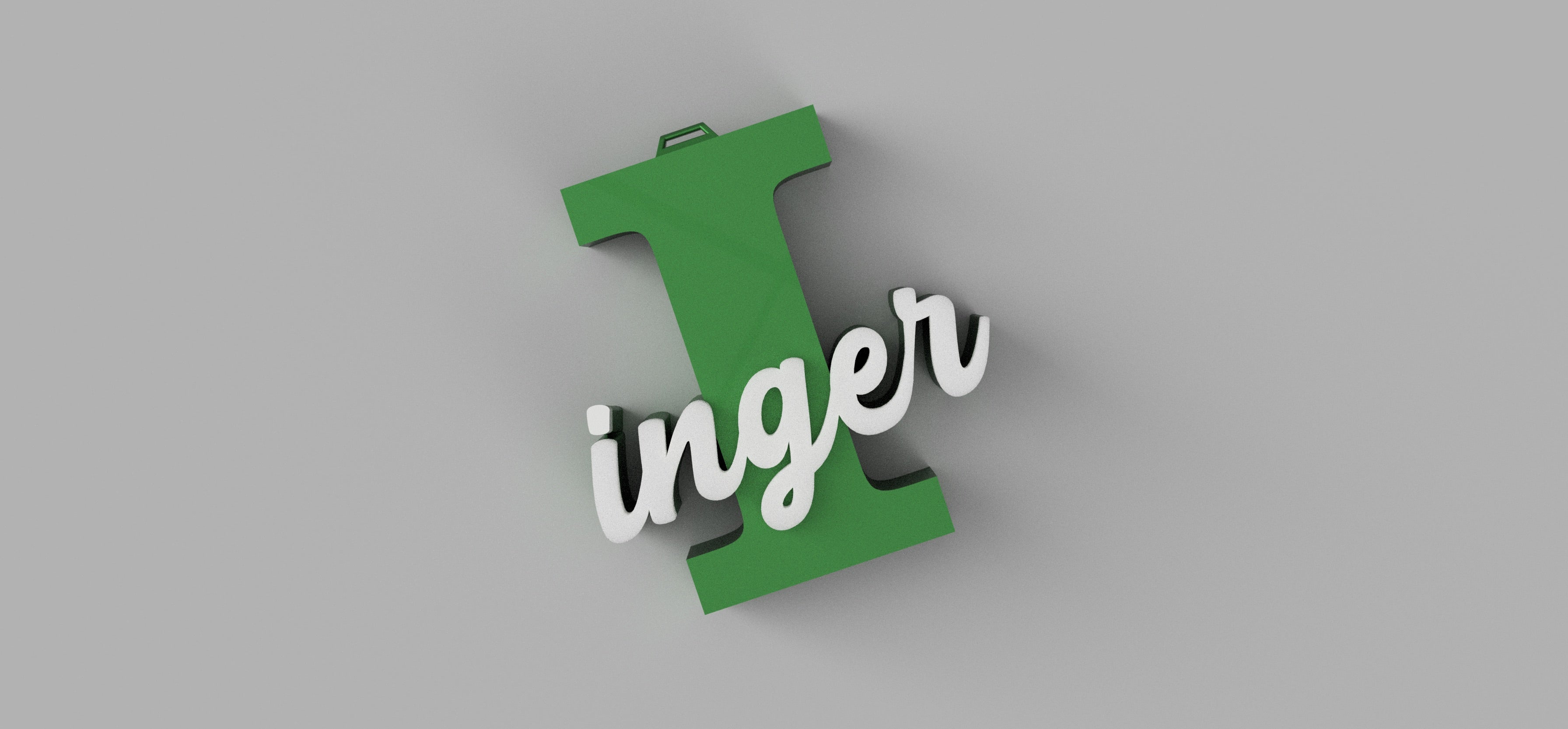 Gepersonaliseerde 3D Letter met Naam Studio Selvaggio