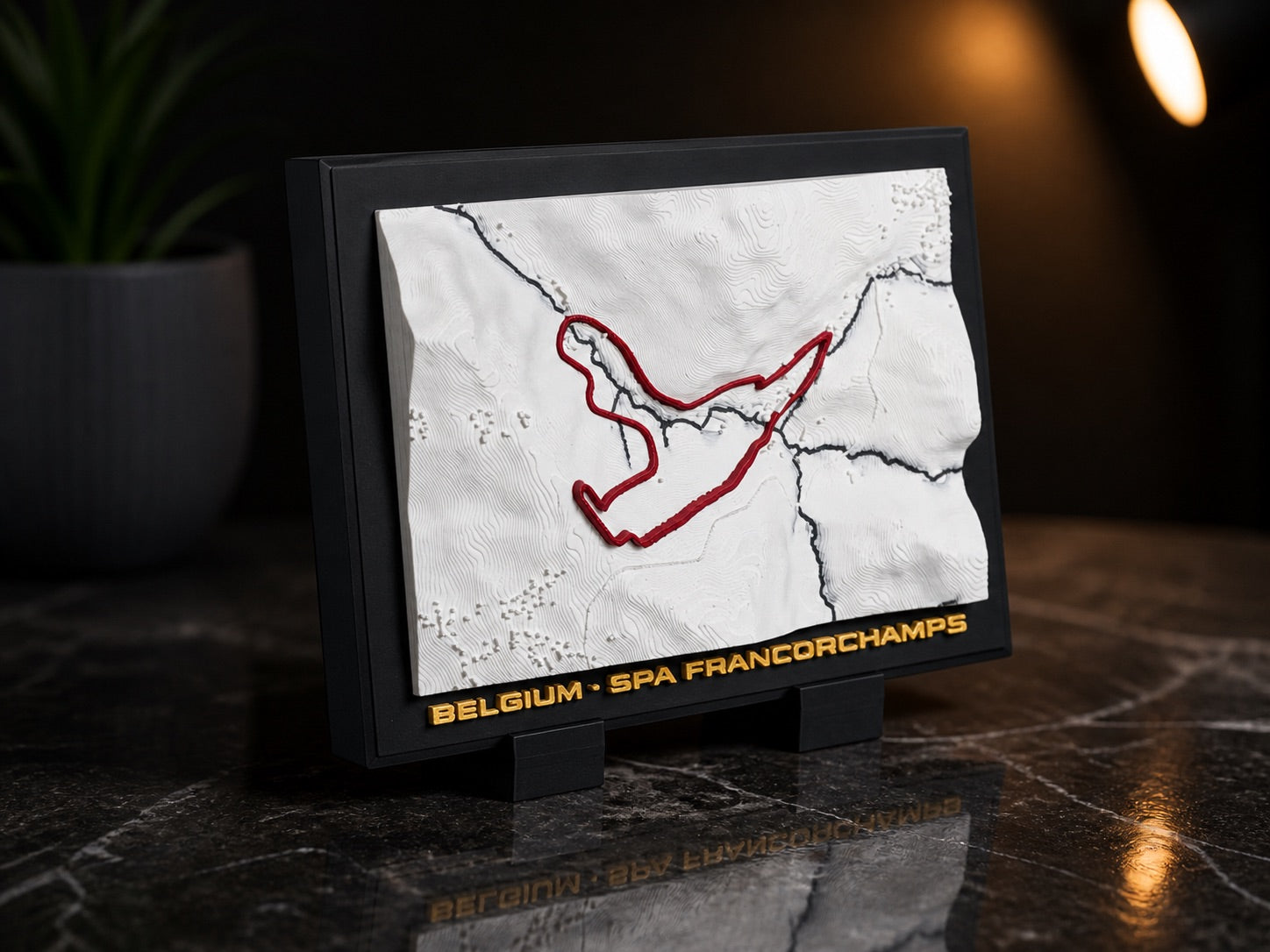 Belgium – Spa Francorchamps | 3D Circuit Map Studio Selvaggio