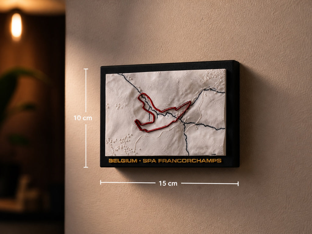 Belgium – Spa Francorchamps | 3D Circuit Map Studio Selvaggio